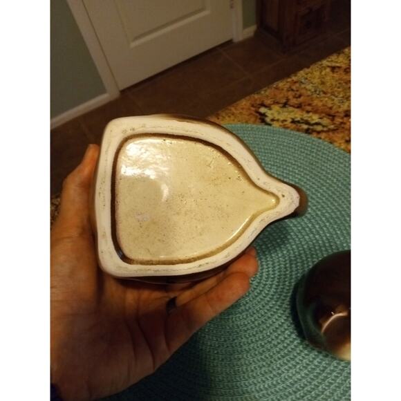 Vintage CMI 8.5" Porcelain Kitty Cat Teapot w/ Green Collar Made in Japan 1972 - Picture 12 of 15